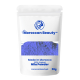 Nila Blue Powder Original Authentic Indigo Morocco | Brightening Solution | Natural For Radiant Skin & Hair | DIY Nila Mask - 100g