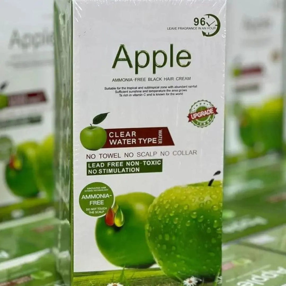 "Apple Ammonia-Free Black Hair Cream"